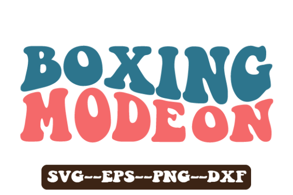 Boxing MODE on Retro Wavy Svg