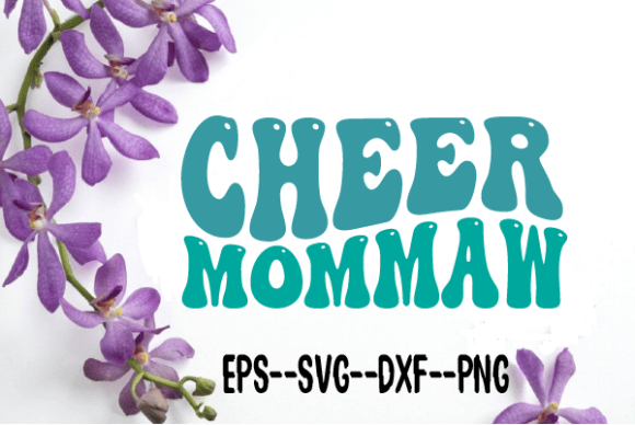 Cheer MomMaw Football Retro Wavy Svg Review