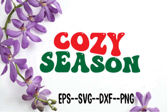 Cozy Season Christmas Retro Wavy Svg Review