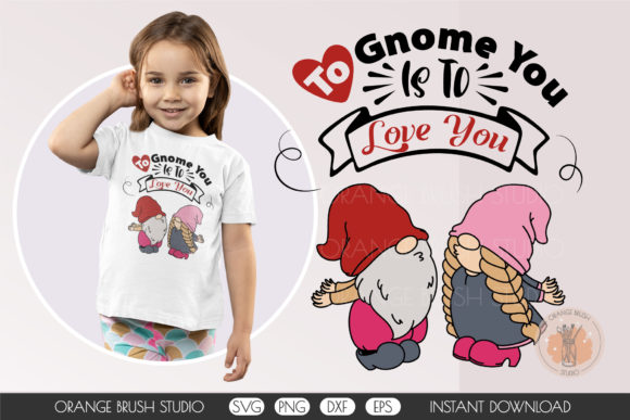 Gnomes Love SVG Valentine Funny Quote