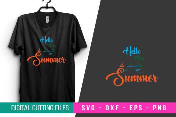 Hello Summer T-shirt Design SVG Review