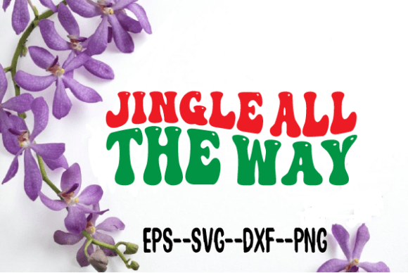 Jingle All the Way Retro Wavy Svg Review