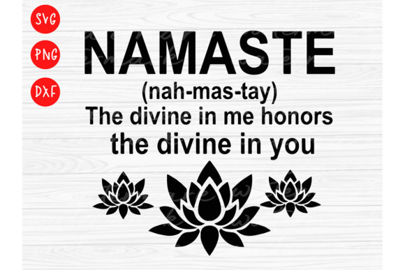 Namaste Buddha Svg Lotus Flower Yogi Yog