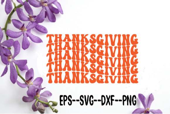 Thanksgiving New Retro Wavy Svg Review