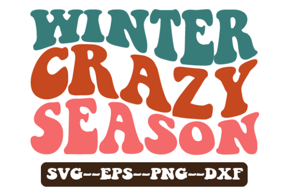 Winter Crazy Season Retro Wavy Svg Review